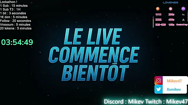 Snapshot of Mikev chatting on October 2025 06:05:02 PM Mikev online show from October 2025 06:05:02 PM