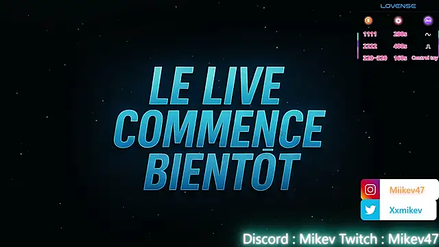 Snapshot of Mikev chatting on November 2025 07:02:02 PM Mikev online show from November 2025 07:02:02 PM