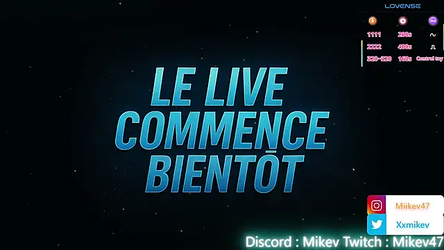 Snapshot of Mikev chatting on December 2025 07:00:01 PM Mikev online show from December 2025 07:00:01 PM