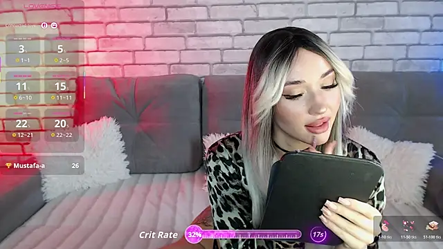 Eva Evile online show from August 2026 12:37:01 PM