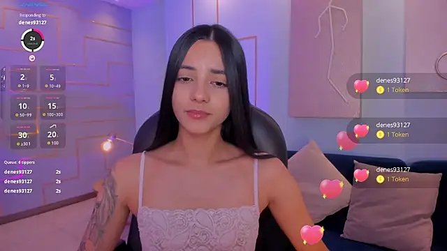 Snapshot of HannahJamesX chatting on February 2025 09:50:02 PM HannahJamesX online show from February 2025 09:50:02 PM