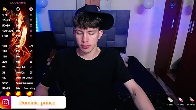 Snapshot of DominicPrince chatting on October 2025 08:31:01 PM DominicPrince online show from October 2025 08:31:01 PM