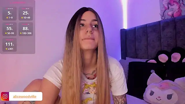 Snapshot of Alice_woodville chatting on February 2025 03:46:01 PM Alice woodville online show from February 2025 03:46:01 PM