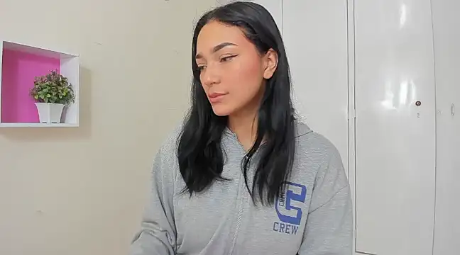 Snapshot of ASIAM_BRUNET chatting on February 2025 12:55:02 PM ASIAM BRUNET online show from February 2025 12:55:02 PM