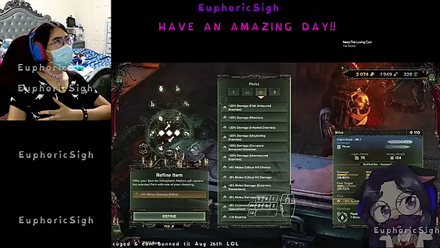 EuphoricSigh online show from July 2026 02:51:02 AM
