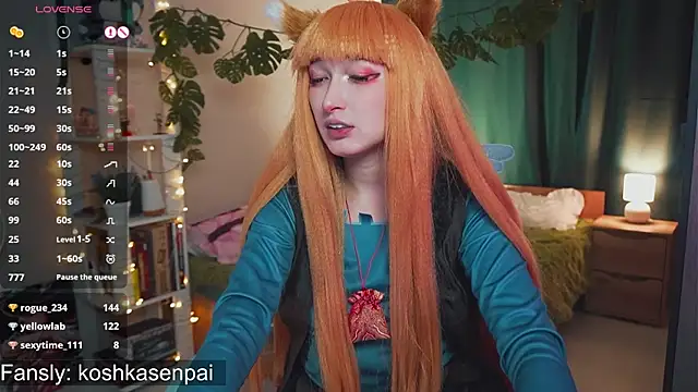 koshkasenpai online show from February 2025 07:09:02 AM