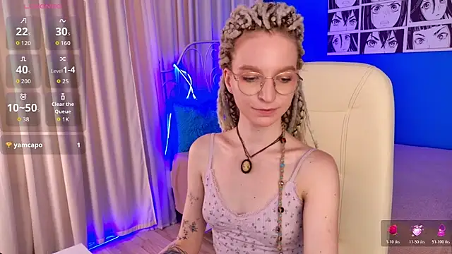 VioletShine online show from July 2026 01:20:01 PM