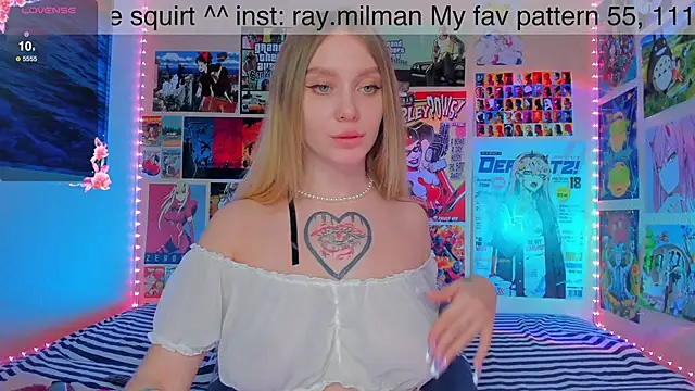 Snapshot of AliceMilman chatting on February 2025 12:37:01 PM AliceMilman online show from February 2025 12:37:01 PM