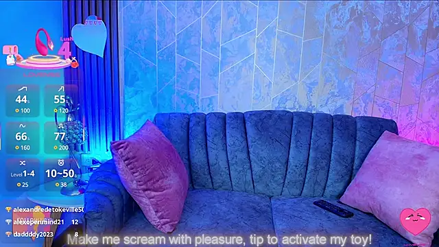 Aurora thomas  1 online show from February 2025 05:40:02 PM