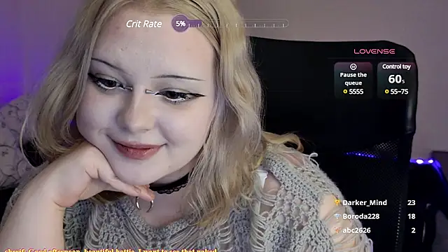 Snapshot of Electro_doll chatting on March 2025 09:15:02 PM Electro doll online show from March 2025 09:15:02 PM