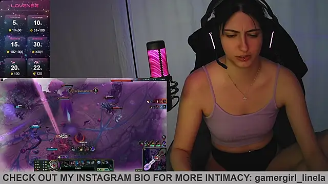 Gamergirl-Linela online show from March 2026 05:19:01 PM