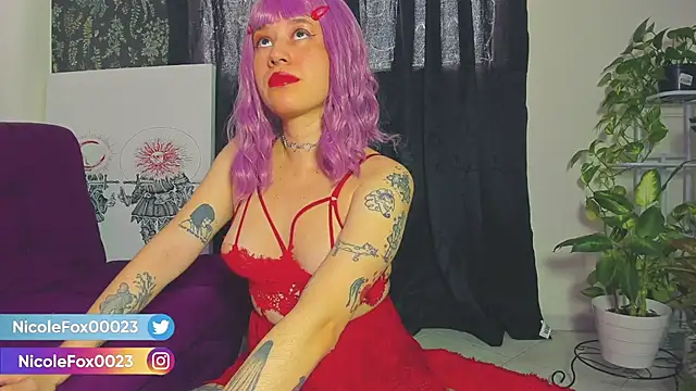 Snapshot of NicoleFox23_ chatting on March 2025 06:52:01 PM NicoleFox23  online show from March 2025 06:52:01 PM