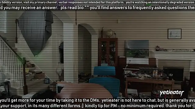 Snapshot of yetieater chatting on February 2025 05:26:02 PM yetieater online show from February 2025 05:26:02 PM