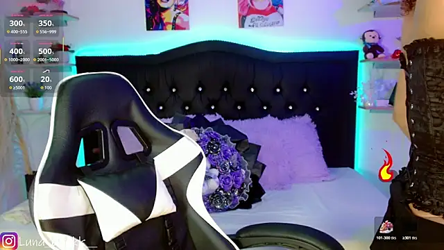 Luna blackk online show from October 2025 10:10:01 PM