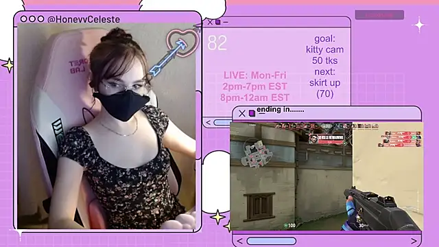 Snapshot of HoneyyCeleste chatting on August 2026 06:22:02 PM HoneyyCeleste online show from August 2026 06:22:02 PM