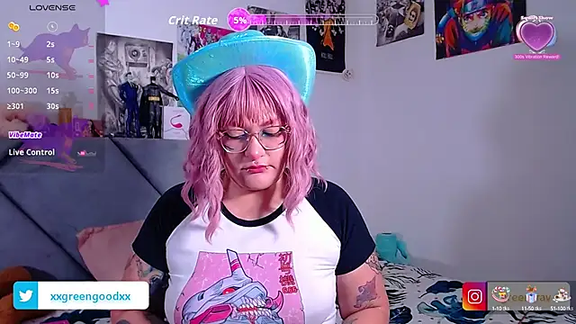 Snapshot of XxGreenGoodxX chatting on October 2025 07:47:02 PM XxGreenGoodxX online show from October 2025 07:47:02 PM