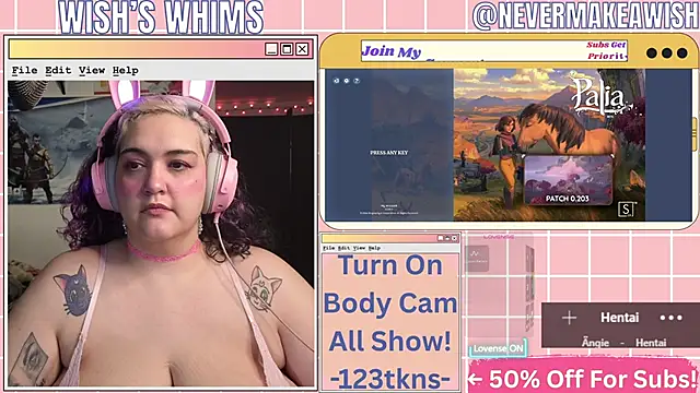 Snapshot of nevermakeawish chatting on June 2026 09:43:02 AM nevermakeawish online show from June 2026 09:43:02 AM