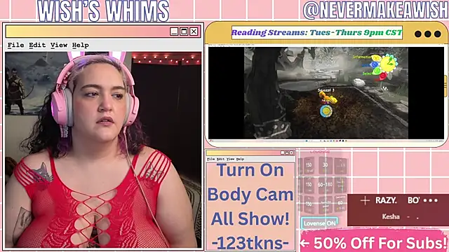 Snapshot of nevermakeawish chatting on July 2026 10:19:01 AM nevermakeawish online show from July 2026 10:19:01 AM
