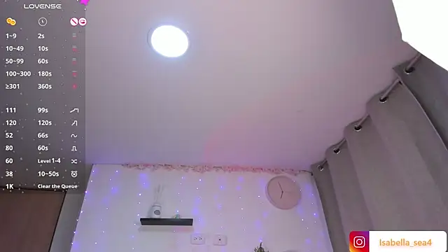 isabella sea  online show from November 2025 11:59:02 PM