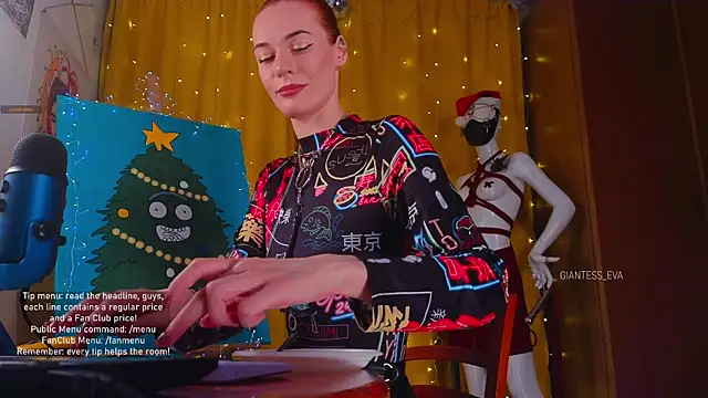 Giantess Eva online show from December 2025 07:11:01 PM