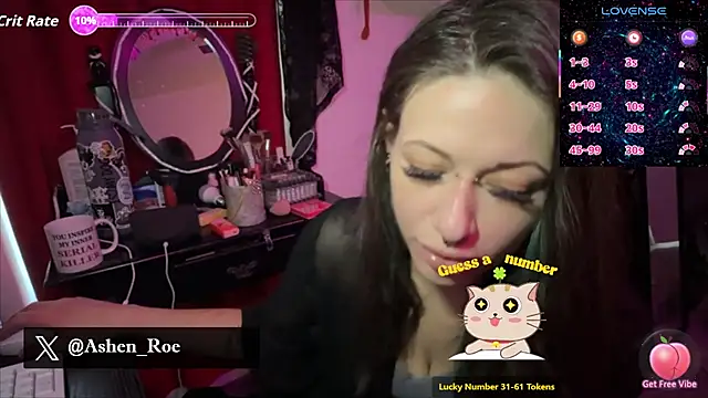 AshenRoe online show from March 2026 03:09:02 PM