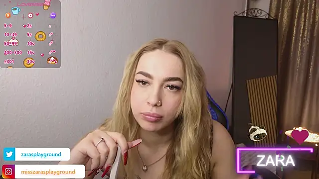 ZarasPlayground online show from April 2026 06:38:02 PM