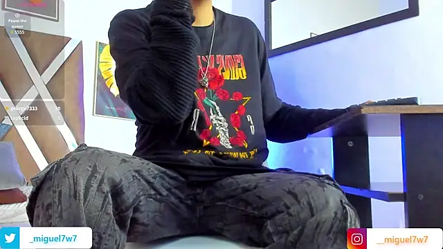 Snapshot of __Miguel7w7 chatting on January 2026 07:30:01 PM Miguel7w7 online show from January 2026 07:30:01 PM