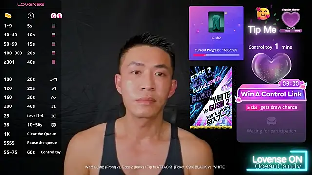 OceanCandy9 online show from January 2026 02:54:02 PM