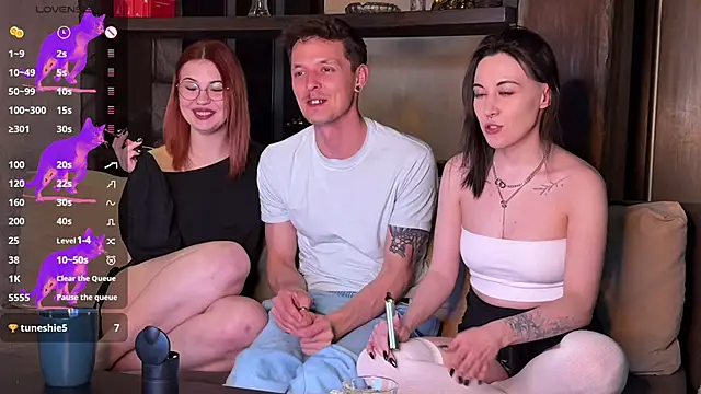 Three Some Dream online show from May 2026 06:57:01 PM