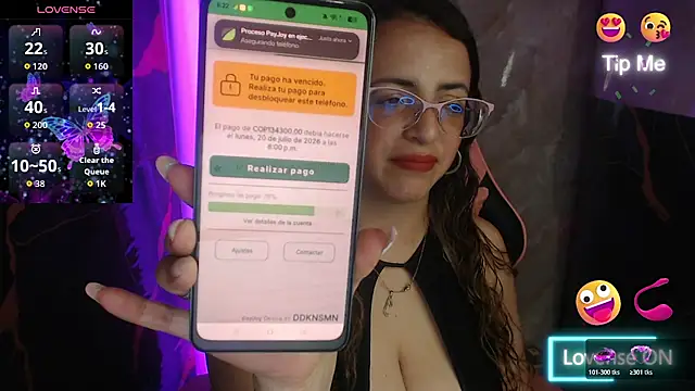 EvoniLatina online show from July 2026 11:23:02 PM
