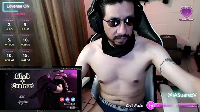 Snapshot of IASuarezV chatting on May 2026 07:10:02 PM IASuarezV online show from May 2026 07:10:02 PM