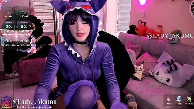 Snapshot of LadyAkumu chatting on July 2026 08:02:01 PM LadyAkumu online show from July 2026 08:02:01 PM