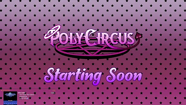 Snapshot of PolyCircus chatting on April 2026 04:34:01 AM PolyCircus online show from April 2026 04:34:01 AM