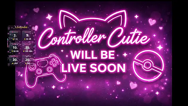 Controllercutie online show from June 2026 04:09:02 PM