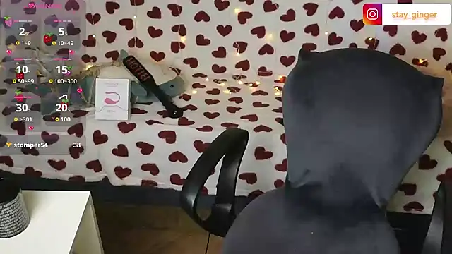 Ginger Stay online show from March 2025 12:01:02 PM