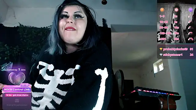 Snapshot of Psychobitch7 chatting on April 2026 12:36:01 PM Psychobitch7 online show from April 2026 12:36:01 PM