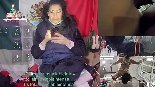 LaInsaciableIntensa online show from January 2025 01:16:02 PM