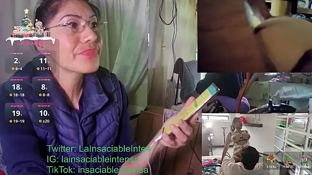 LaInsaciableIntensa online show from January 2025 10:11:02 PM