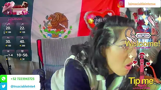 LaInsaciableIntensa online show from February 2025 01:27:01 PM