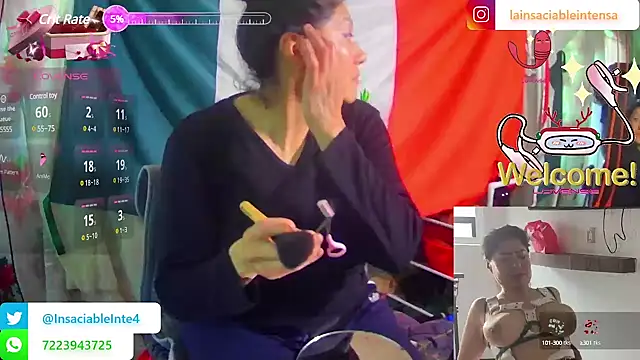 LaInsaciableIntensa online show from March 2025 07:48:02 PM