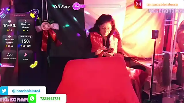 LaInsaciableIntensa online show from September 2025 02:11:02 AM