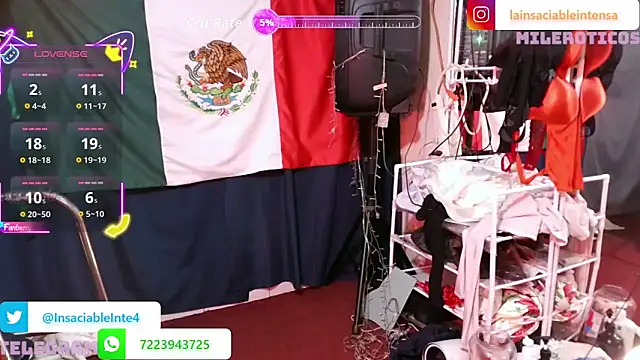 LaInsaciableIntensa online show from February 2026 02:19:01 AM