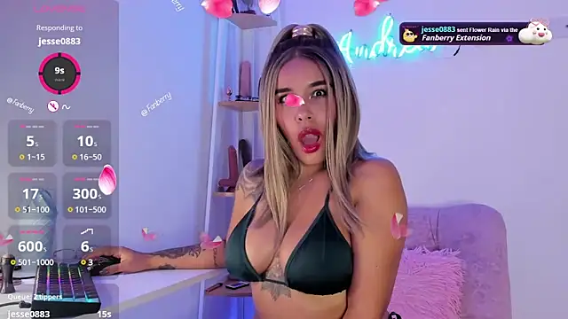 andrea lopezz  online show from March 2025 12:43:01 AM