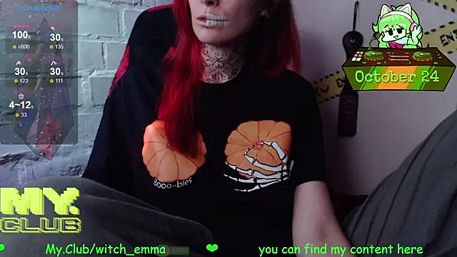 Witch Emma online show from October 2025 08:27:02 PM