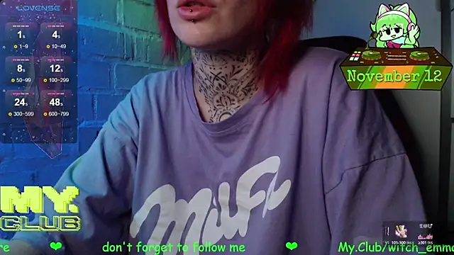 Witch Emma online show from November 2025 07:24:01 PM