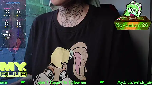 Witch Emma online show from November 2025 08:48:02 AM