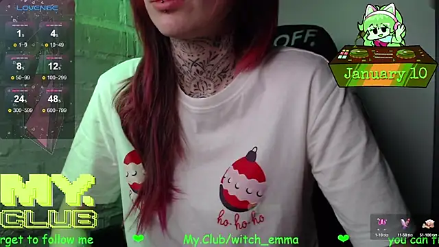 Witch Emma online show from January 2026 09:11:02 AM