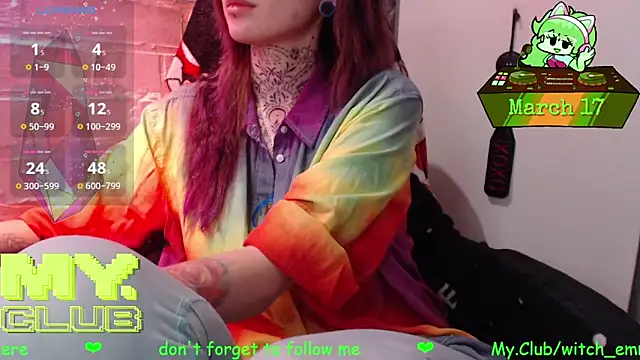 Witch Emma online show from March 2026 07:12:01 AM