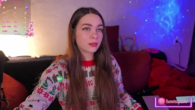 Snapshot of How2Meow chatting on February 2025 05:18:02 PM How2Meow online show from February 2025 05:18:02 PM