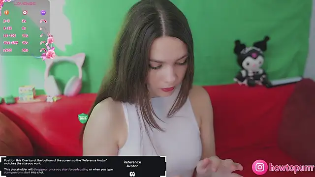 Snapshot of How2Meow chatting on September 2025 12:51:01 PM How2Meow online show from September 2025 12:51:01 PM